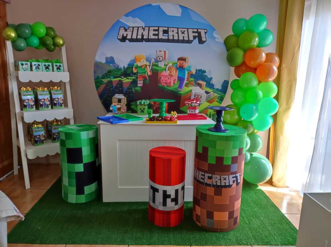 fiesta tematica minecraft