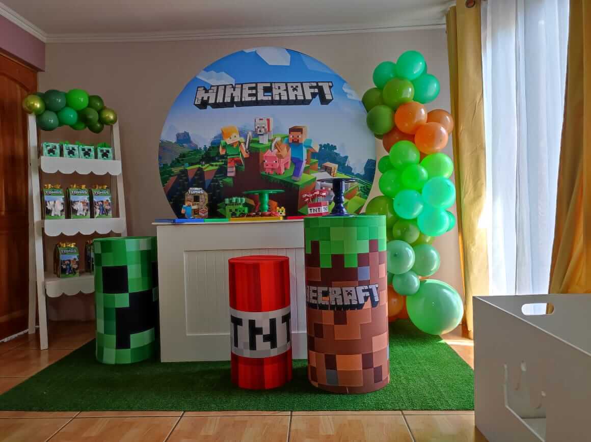 fiesta tematica minecraft